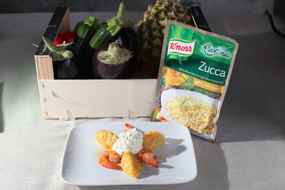 Solo riso italiano da agricoltura sostenibile per Knorr