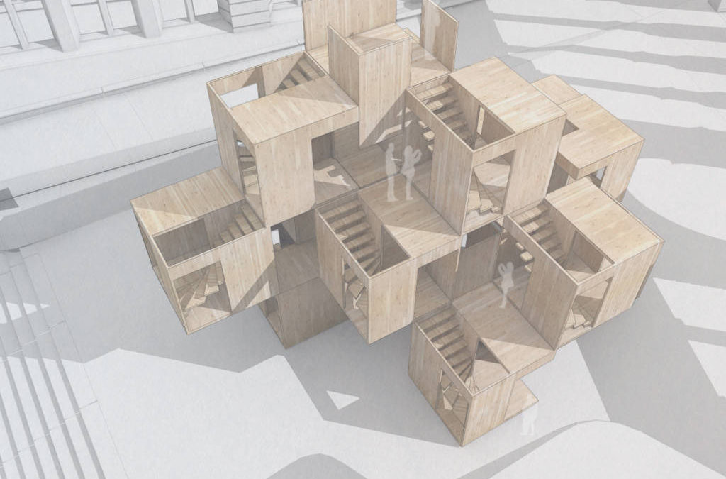 London Design Festival 2018: AHEC, WAUGH THISTLETON ARCHITECTS e ARUP in collaborazione per realizzare il padiglione principale