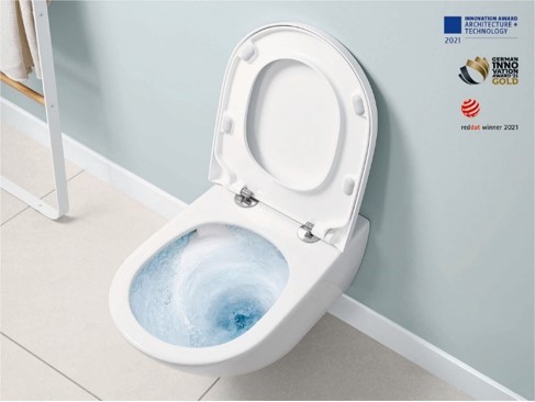 Villeroy & Boch presenta TwistFlush, massima pulizia e risparmio idrico