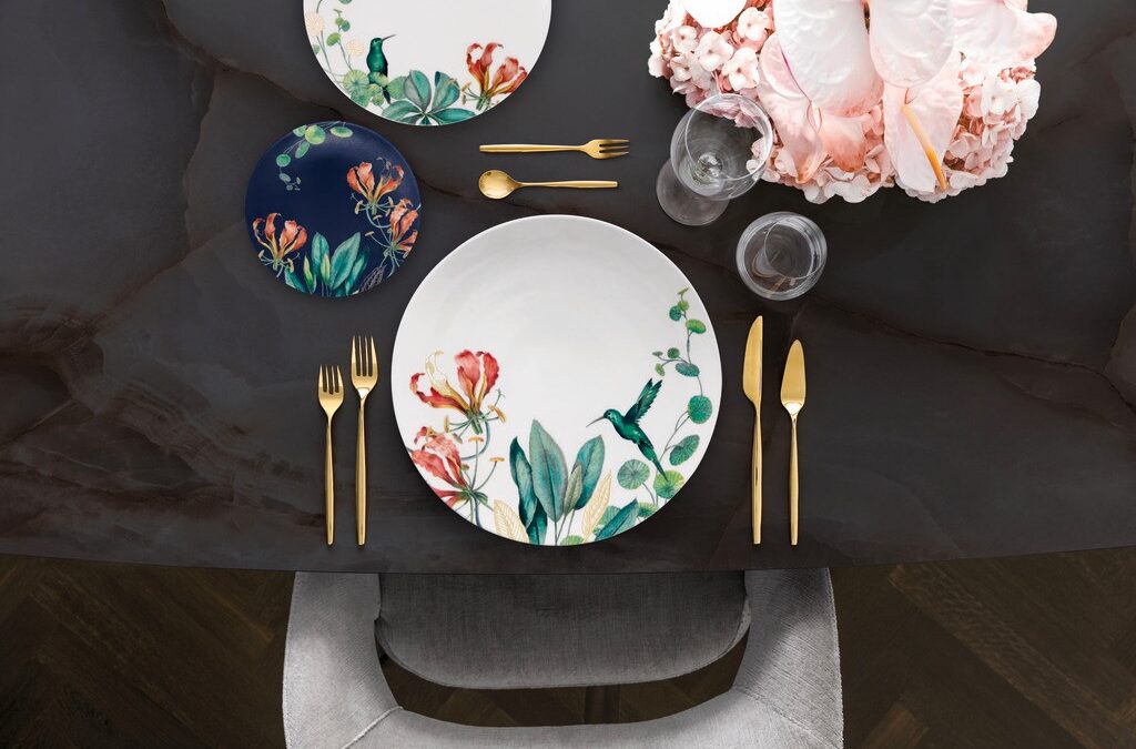 Villeroy & Boch Avarua: un paradiso terrestre su Porcellana Premium Bone