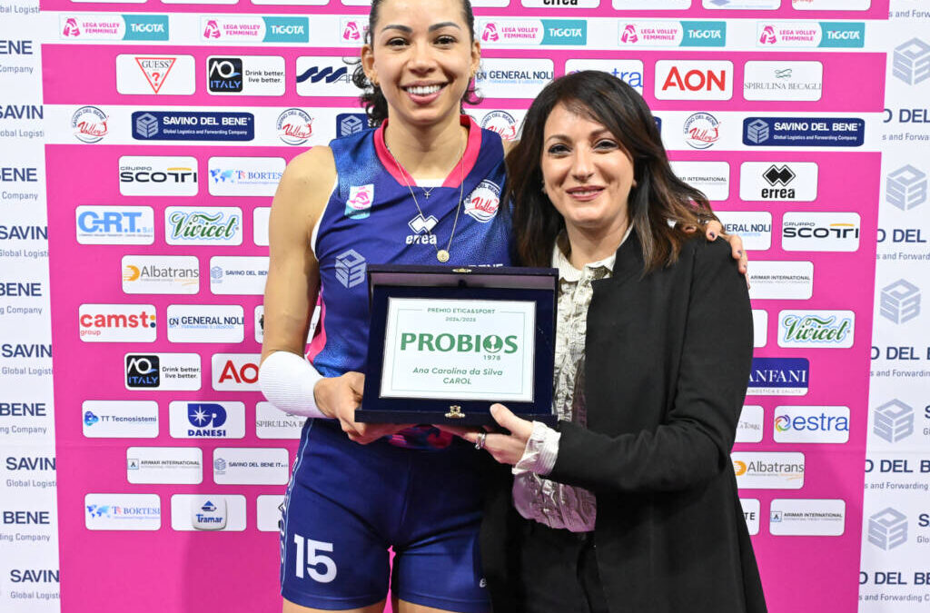 AD ANA CAROLINA DA SILVA DELLA SAVINO DEL BENE VOLLEY IL PREMIO ETICA&SPORT PROBIOS 2024/2025