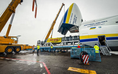 DHL Global Forwarding realizza con successo il trasporto urgente di un condenser in Arabia Saudita con un Antonov AN-124